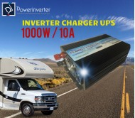 INVERSOR CARGADOR UPS MODIFICADO 12VDC/220VAC 1000W 